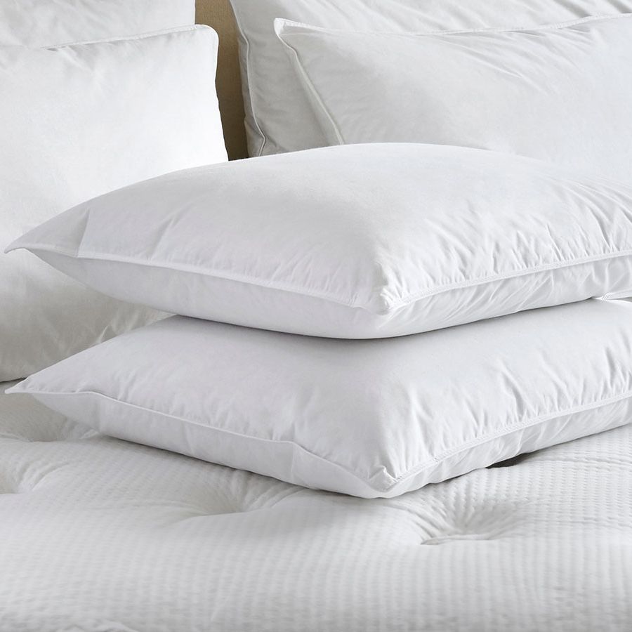 Black feather pillows best sale