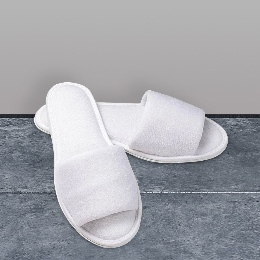 Terry towelling slippers top