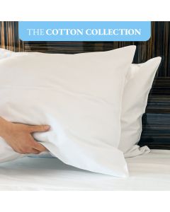 Cotton Collection Firm Support Bounce Back Pillow