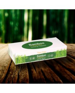 2 Ply Bamboo Facial Tissues (Oblong Box)