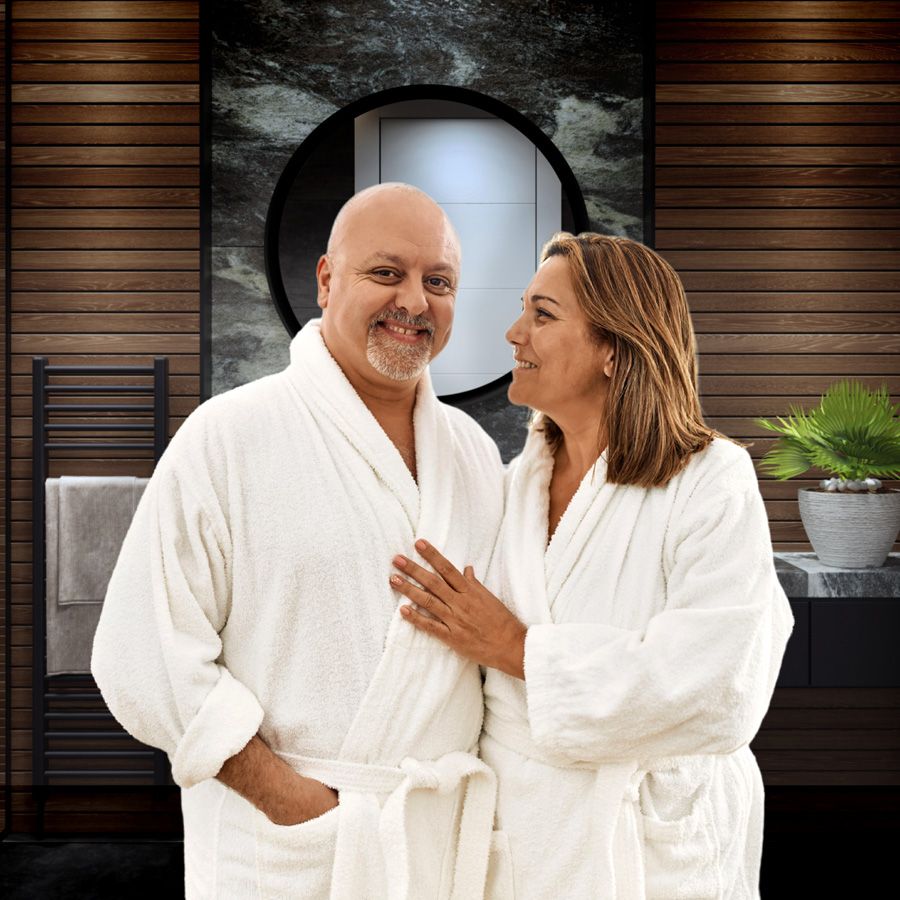 Luxury towelling bathrobe sale