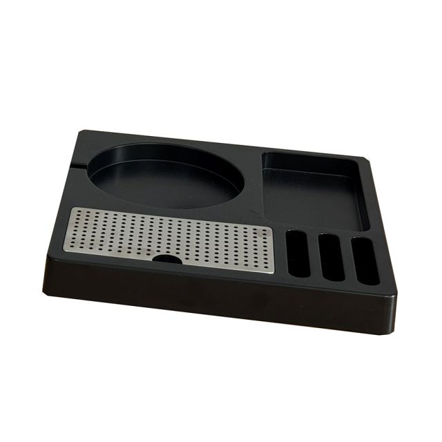 Black Compact Kettle Tray 
